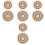 8 Pcs Woven Coaster And Round Placemat Dining Table Accessory 5
