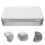 2Pcs Tin Box With Lid Tinplate Storage Container 11