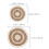 8 Pcs Woven Coaster And Round Placemat Dining Table Accessory 11