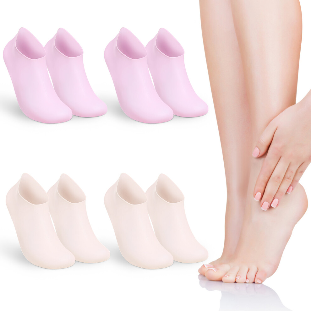 16 Pairs Silicone Moisturizing Socks For Women-image-OPC-PKYMPVK-NEW