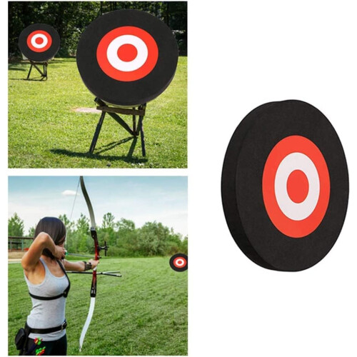 EVA Foam Arrow Target Round Lightweight Archery Target Compound Bow Compatible Backyard Practice Target 1