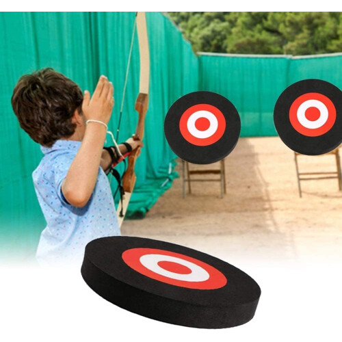 EVA Foam Arrow Target Round Lightweight Archery Target Compound Bow Compatible Backyard Practice Target 2