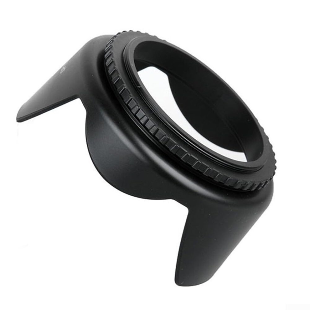 Screw-In Flower Lens Hood For Sony, 49Mm 52Mm 55Mm, Lightweight, Reduces Flare, Multi-Size Fit 9354506142032