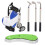 Desktop-Golfstift-Set, 3 Kugelschreiber und 3
