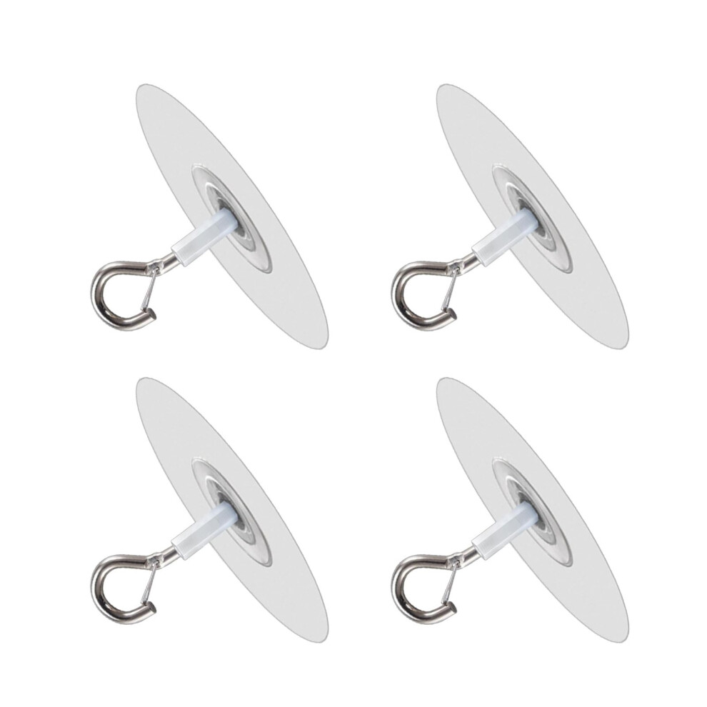 Strong Adhesive Ceiling Hooks Pack Of 4 For Plant Decoration, Balloons, Winds Chimes, Multifunctional Hanging Hooks 9016109262790