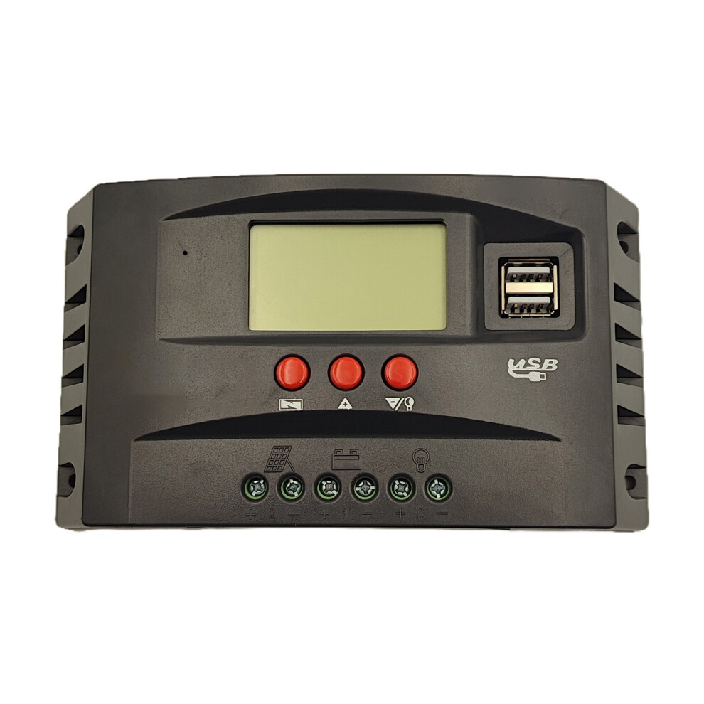 40A Mppt Pv Solar Charge Controller 12V/24V Auto, 19X10x5cm 7891352211526
