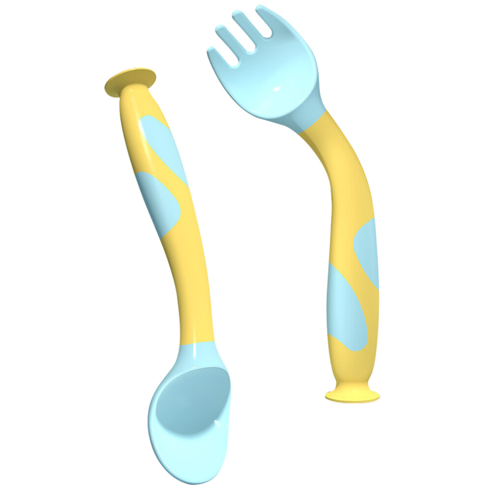3 Sets Baby Fork Spoon Training Tableware Aboofan