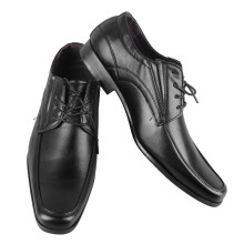 Klassische Herrenschuhe aus PU-Leder Schwarz Größe 46 (11 Zoll)