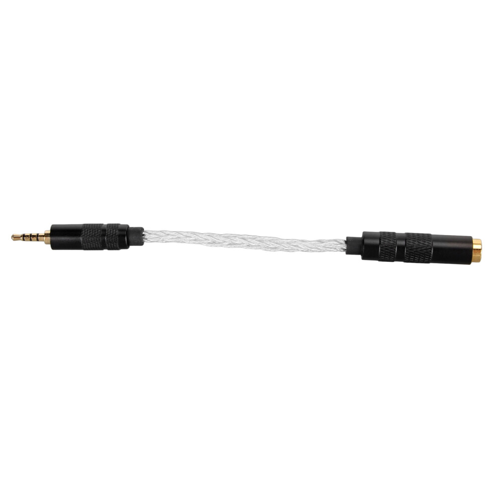 4.4Mm To 2.5Mm Balanced Headphone Adapter Cable 14Cm Silver 4151352213054