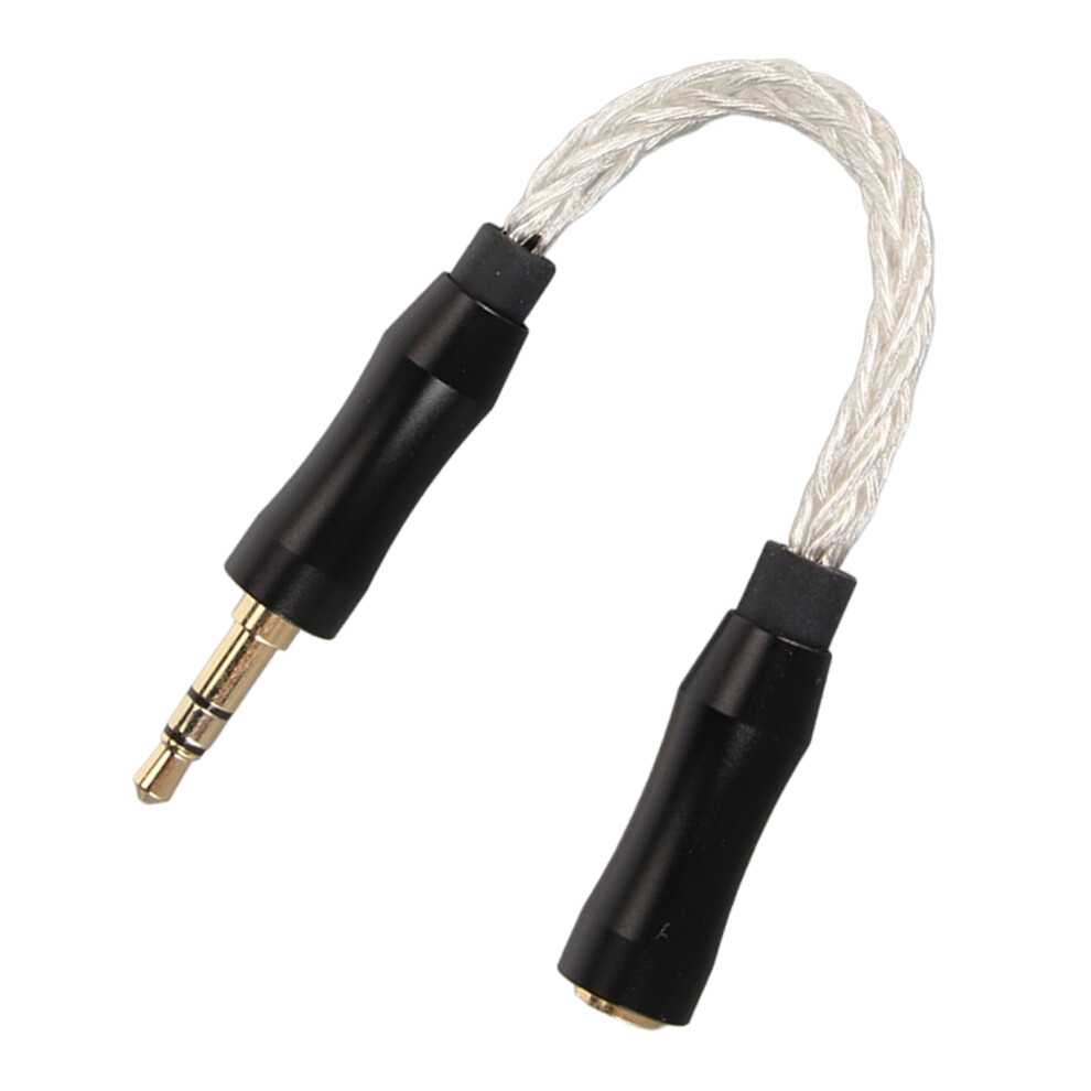 2.5Mm To 3.5Mm Sound Cable Adapter 14Cm Single Crystal Copper Silver 5051352213100