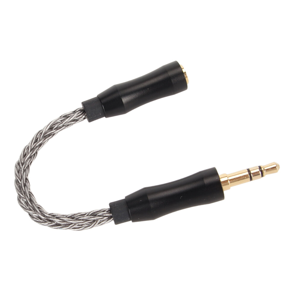2.5Mm To 3.5Mm Sound Cable Adapter, Plated, 14Cm Cool Gold/Grey 9431352213144