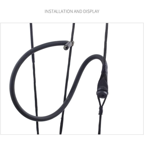 Flexible Silicone Peep Sight For Compound Bows, 1/8 Inch Hole Size, Silicone Material, Archery 1