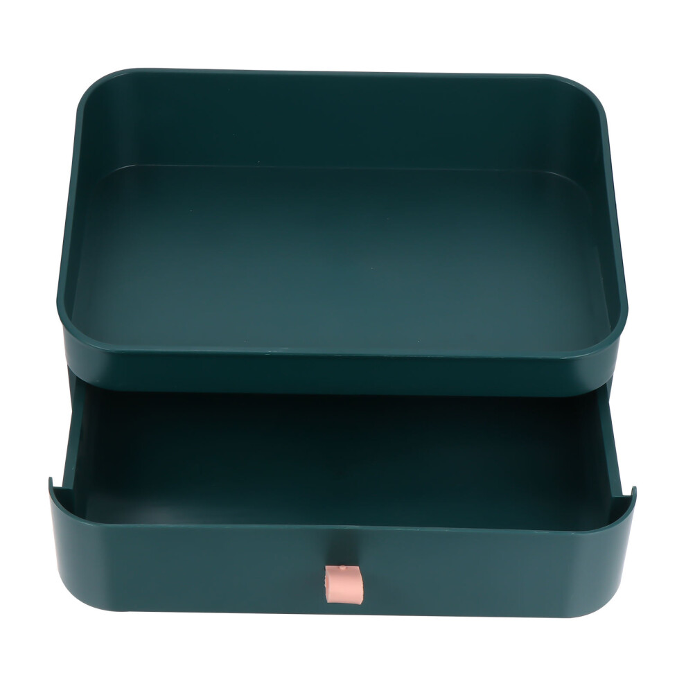 2 Pcs Makeup Organizer Box With Drawer For Bathroom Vanity-image-OPC-PKYMVRJ-NEW