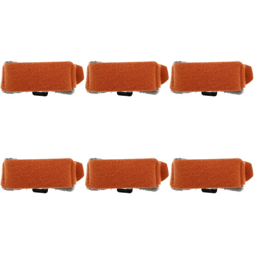 6 Pcs Guitar String Mute Dampener Strap Wrap Tool 1