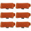 6 Pcs Guitar String Mute Dampener Strap Wrap Tool 7