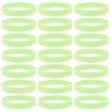 400 Pcs Glow In The Dark Luminous Silicone Wristbands Party Favors