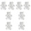 8Pcs Safety Rear Facing Car Seat Mirror 4