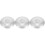 3Pcs Fencing Hand Guard Sword Plate 6
