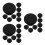 24 Pcs Flexible Silicone Plug Waterproof Cap For 16.8-17.8mm Holes 10