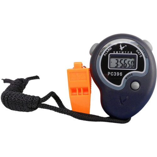 5 Sets Stop Watch Running Electronic Digital Stopwatch With Whistle