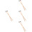 4 Pairs Professional Tongue Drum Mallets Marimba Sticks 8