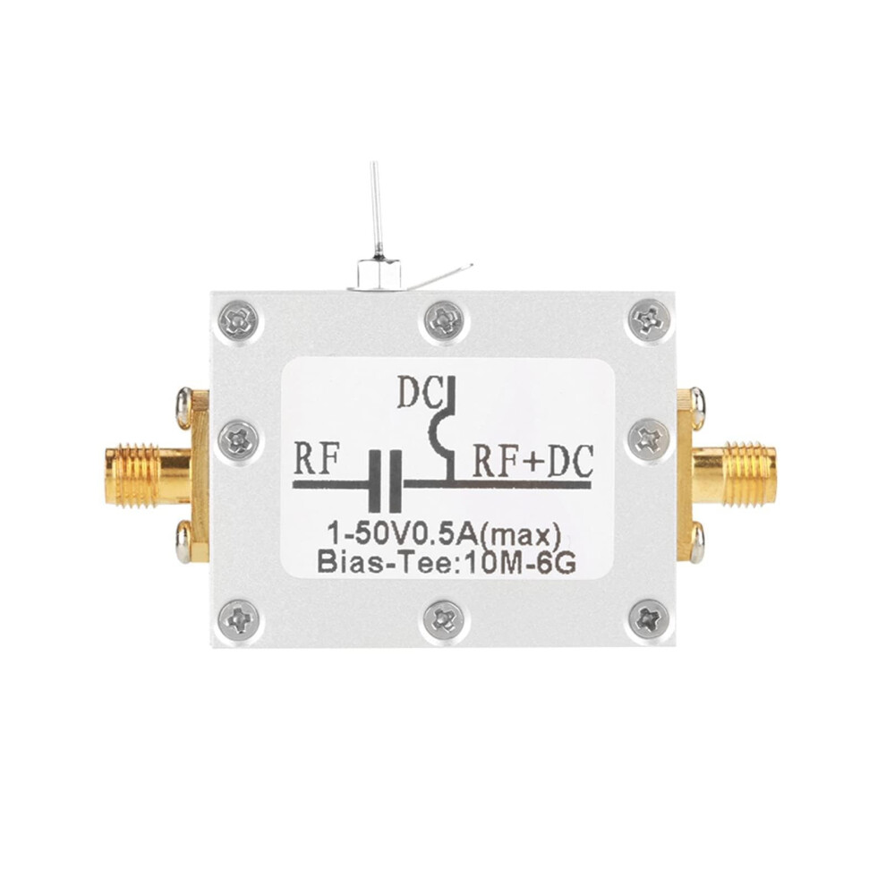10Mhz-6Ghz Broadband Coaxial Bias Tee For Rf Microwave Dc Voltage Isolation Compatible With Rf Amplifiers 9354506142988