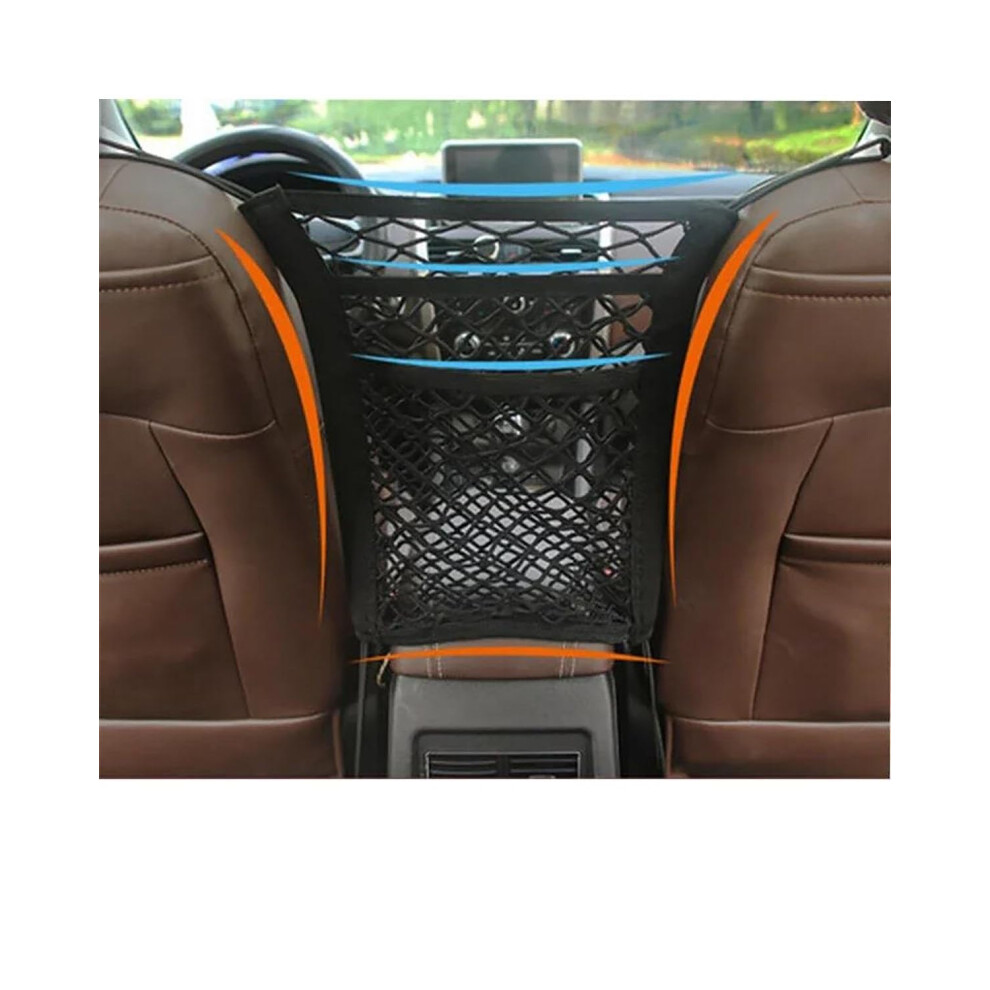 Storage Net Car Organizer Elastic Mesh Net Pocket For Trunk And Backseat Mesh Net Pocket Holder 9084446288544