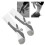 Breathable Athletic Compression Socks Men Women White XXL 39-45 16