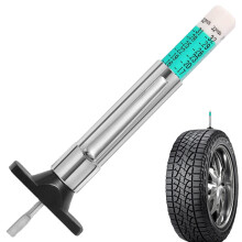 Tire Tread Depth Gauge Professional Reusable Precision Tire Depth Gauge Automotive Replacement Gauge Easy Read Display