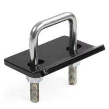 Trailer Hitch Heavy Duty Tightener For 2-Inch Tow Hitches, U-Bolt Ball Mount Stabilizer, Anti-Rattle Clamp For Trucks Boats Caravans