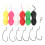 6 Stück 11 cm 16 g TPR-Mäuseform-Köder - Mehrfarbig 3