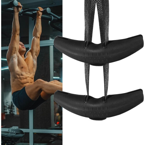 Neutral Grip Pull Up Handles | Cable Gym Handles, 1 Pair, Ergonomic Sling Trainer Attachments For Core Back Arm Leg 1