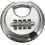 Combination Discus Padlock, 4 Position Stainless Steel 3