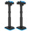 (Blue) Expandable Cabinet Support Rack - Adjustable Under-Sink Bracket, Bathroom Vanity Lift with Dual Outlet Roller Support 1