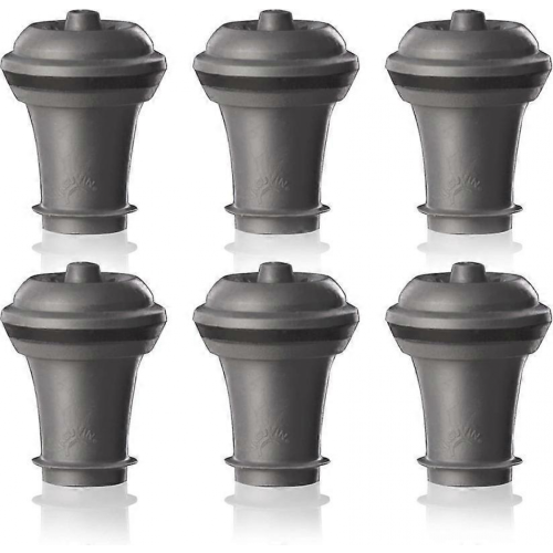 Vacu vin 6 pièces - bouchons pour pompe à vide - gris 1