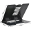 Supporto ergonomico per documenti, supporto per libri in metallo regolabile con clip mobili, design antiscivolo per libri spessi 2