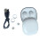 (White) Mini Headset Invisible Earpiece for Sleeping Skin 2025 5