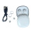 (White) Mini Headset Invisible Earpiece for Sleeping Skin 2025 4