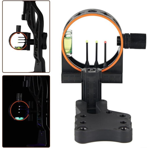 Bow Sight Clear Sight Pins For Compound Bows Adjustable Pins Durable Construction Precise Aim 2
