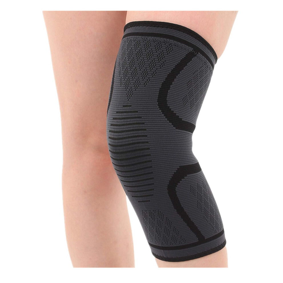 Knee Brace 2 Piece Set, Size M, Compression Knee Pad For Basketball Volleyball Running Hiking