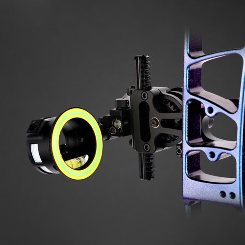 Single Needle Sight For Compound Bow With Pulley System, Quick And Fine Adjustment, Mechanical Structure 1