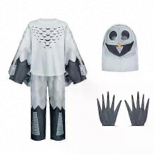 (180)2025 Forest Deer Costume Owl Cosplay Halloween Animal Top Pants Mask Glove Set