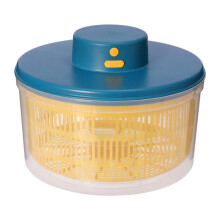 Electric Mixer 3L Capacity Vegetable Dryer, Salad Dryer, Safe User-Friendly, Versatile Easy-to-Clean Kitchen Tool, Blue