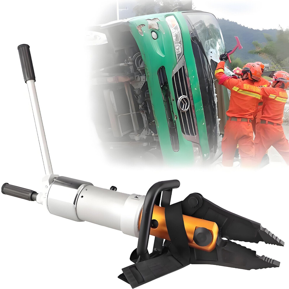 Hydraulic Spreader Pliers 18T Shearing, 5.5T Spreading Force, Portable Rescue Tool For Traffic Accidents Multicolor 9354506161491