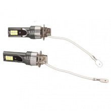 12LED 2525 Car Headlight Bulb for H3 Headlamp DC12V White 6500K-7500K Bright Vehicle Light Replacement