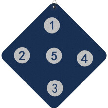 Fencing Target Rubber Hanging Portable Wall-Mounted Training Target For Fitness Fencing Dark Blue