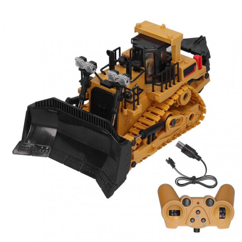 1:24 Scale Remote-Controlled Track-Type Tractor Toy for Kids 1