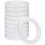 2 Pieces Foam Ring Child Wreath Hoops For Craft Polystyrene Rings 8