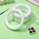 2 Pieces Foam Ring Child Wreath Hoops For Craft Polystyrene Rings 3