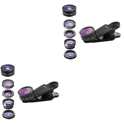 2 Pack Fish Eye Lenses Camera Lens High Definition Lens 2